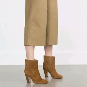 Zara Tan Booties
